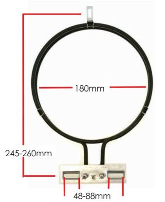 Picture of ELEMENT FAN 2000W For BLANCO OVEN