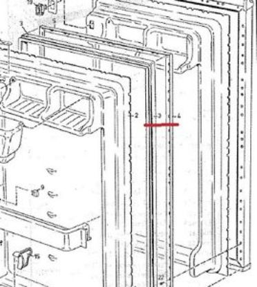 Picture of GASKET DOOR F/C 619 X 1102