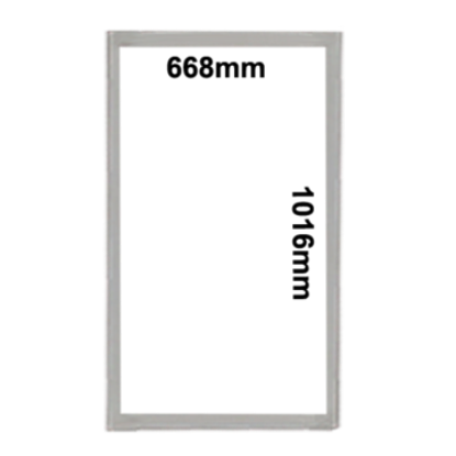 Picture of gasket, door, lower