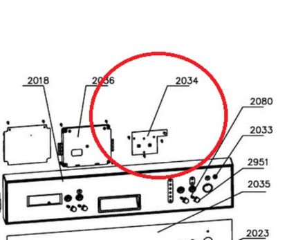 Picture of CONTROL PCB For DeLonghi D/WASHER