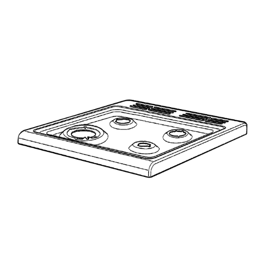 Picture of top, hob, wok, HOB 540F ENAM GAS WO