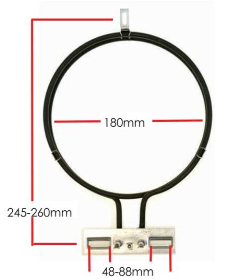 Picture of element, fan, EURO LONG NECK