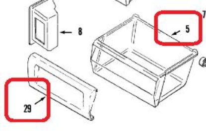 Picture of FRONT ASSY., CRISPER PAN