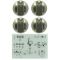 Picture of KNOB 48MM UNI S/S KIT & DECALS 