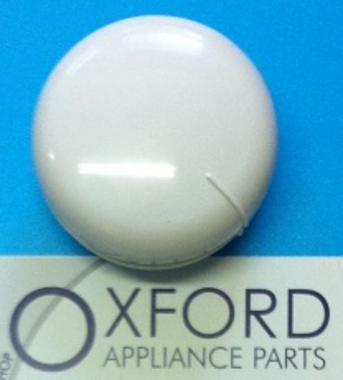 Picture of knob, control, white, DOME R/STRIPE