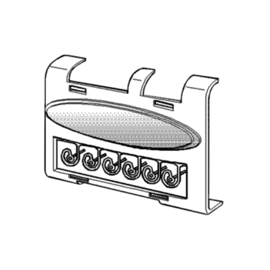 Picture of lens, clock, 6 button