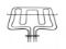 Picture of OVEN HEATING ELEMENT 1700+1000W - SMEG 806890661 