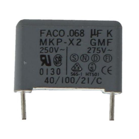Picture of 0.22uF 275VAC X2 Mains Suppression Capacitor Pack 10 