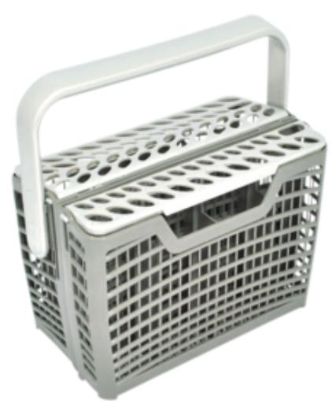 Picture of Basket Cutlery ASSY GREY. 23.2cm(l) x 24cm (h) x 8.5 or 13cm (w) 