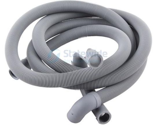Picture of Drain Hose with 90deg bend. 19mm Ends.