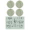 Picture of knob, kit, white, 48MM UNI, WITHDECALS