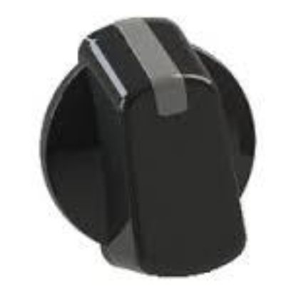 Picture of knob, single, black, 40MM UNI