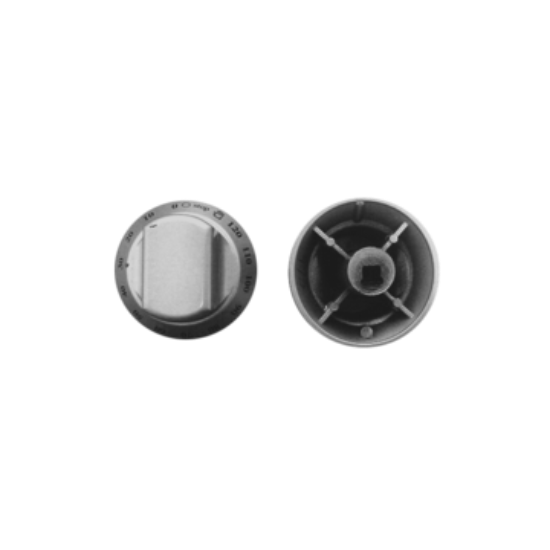 Picture of knob, single, stainless, 55MM UNI