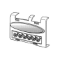 Picture of LENS 6 BUTTON W/H 
