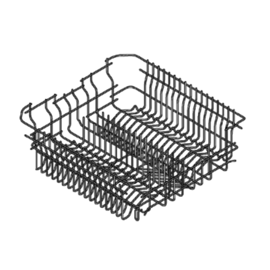 Picture of LOWER BASKET,GREY,524X505X100