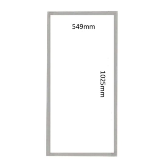 Picture of magnetic seal, fridge door