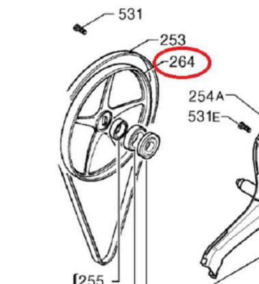 Picture of PULLEY  G22/16  EWF1495