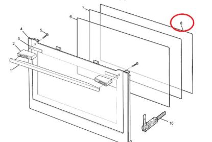 Picture of DOOR GLASS, INNER